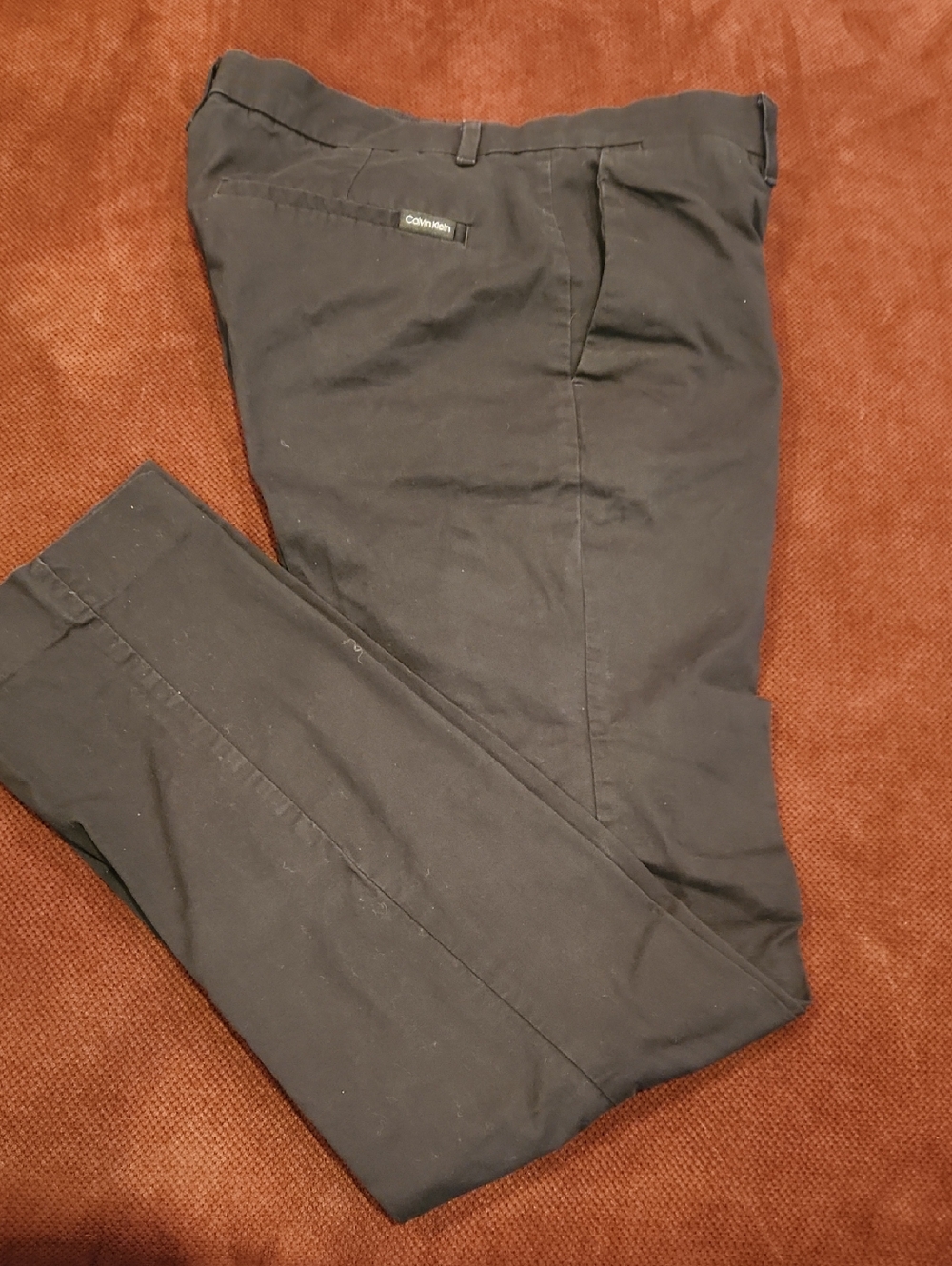 Calvin Klein Black Men's Chino Pants Slim W29XL30